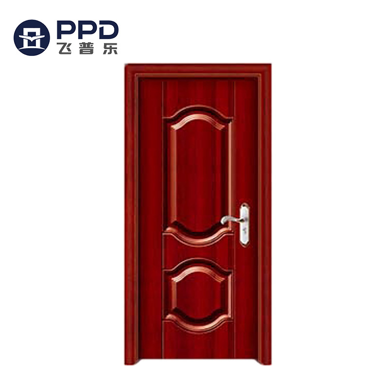 American steel doors panel for houses security metal door interior swing knock-down frame steel modern front entry door