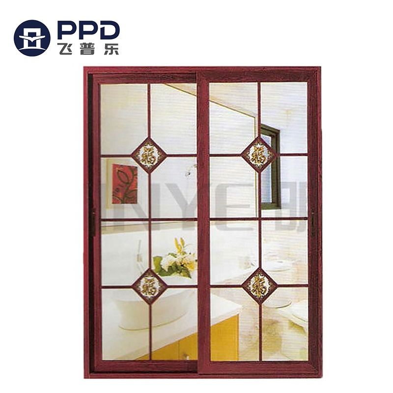 Phipulo Newest Modern Design Hot Sale Exterior Door with Glass Front Door Entry Glass Steel Inserts Doors
