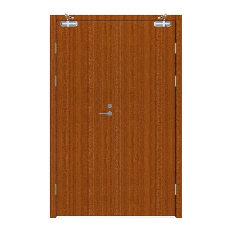 China Supplier PPD Home Use Exit Fire proof Doors Customized Standard High Quality Fire Rated Doors for Exit