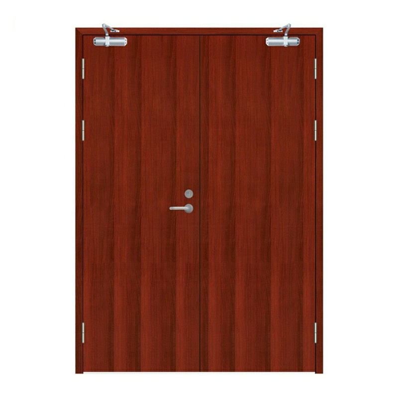 China Supplier PPD Home Use Exit Fire proof Doors Customized Standard High Quality Fire Rated Doors for Exit