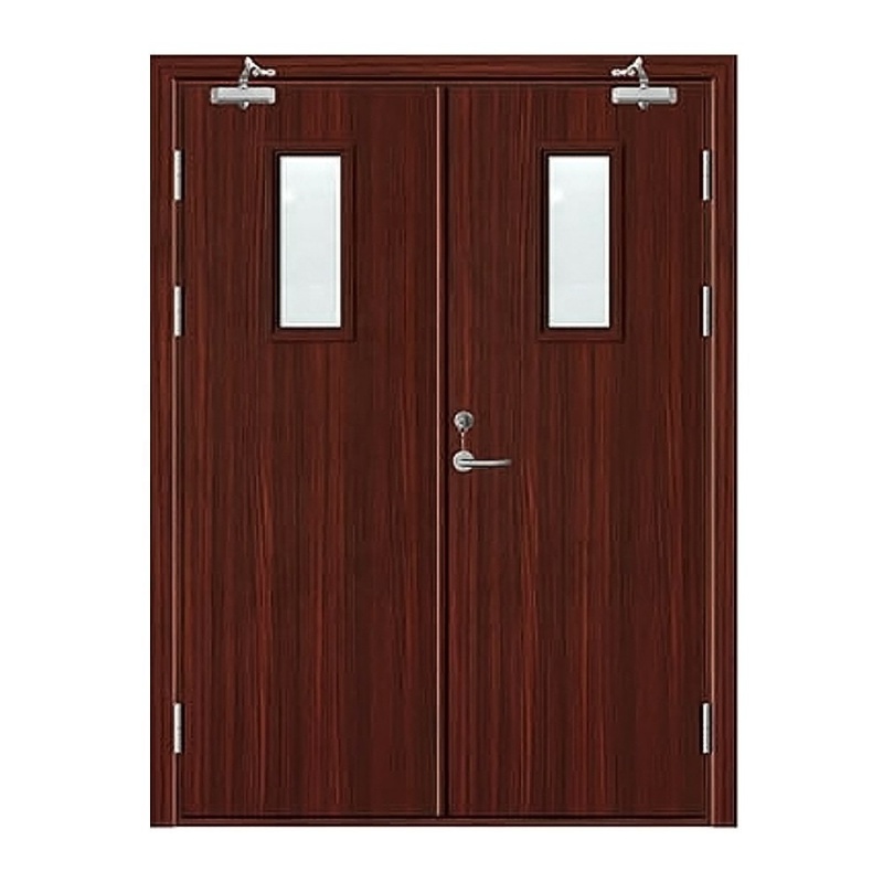 China Supplier PPD Home Use Exit Fire proof Doors Customized Standard High Quality Fire Rated Doors for Exit
