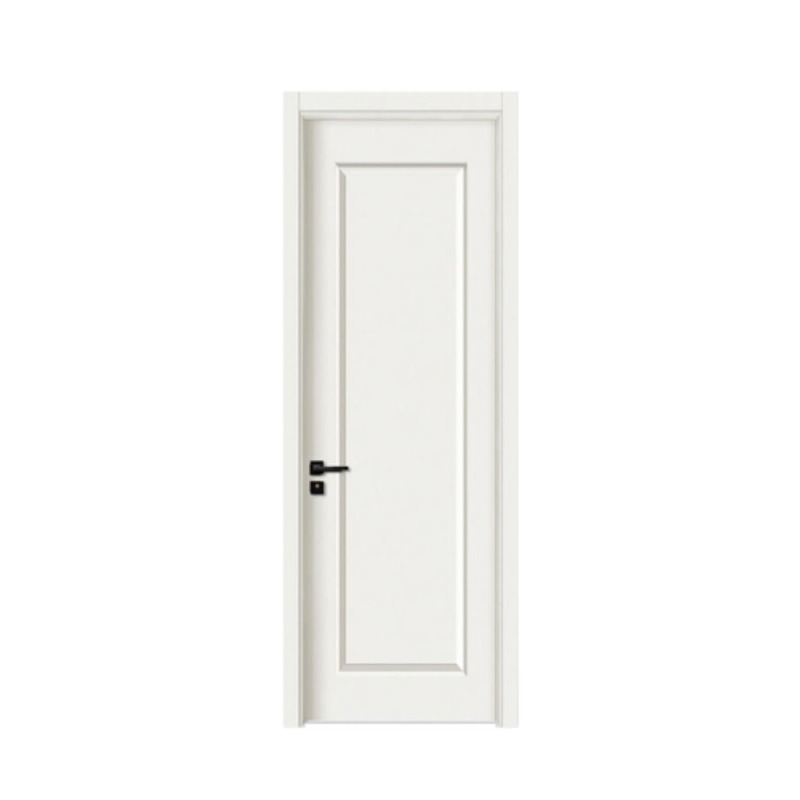 PPD Solid Wooden Internal Paint White Painted   Panel Interior Room Doors Solid Wood Core Hotel Door