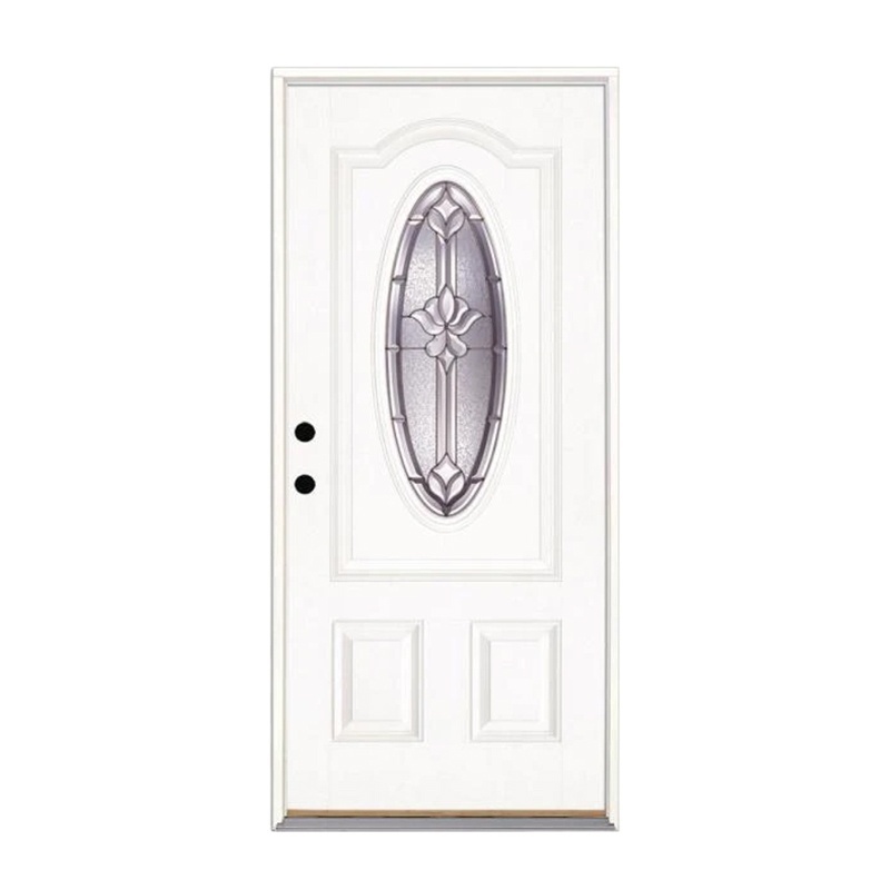High Quality MDF Panel American Entry Doors Modern Design Top Selling Metal Safety Doors for Houses