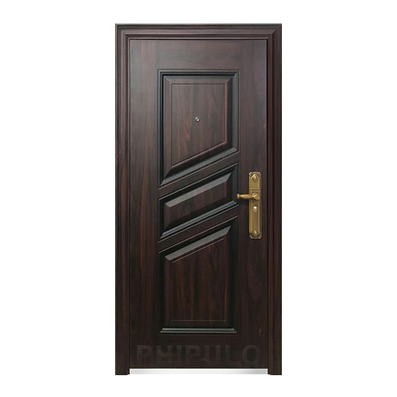 PPD China Factory Main Entrance Security Steel Door Iron Door Paint Colors China Steel Door Low Prices