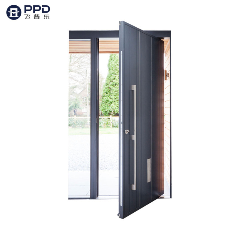 PPD China Wholesale Price Customized Size Front Main Entrance Pivot Doors for Channel Hotel