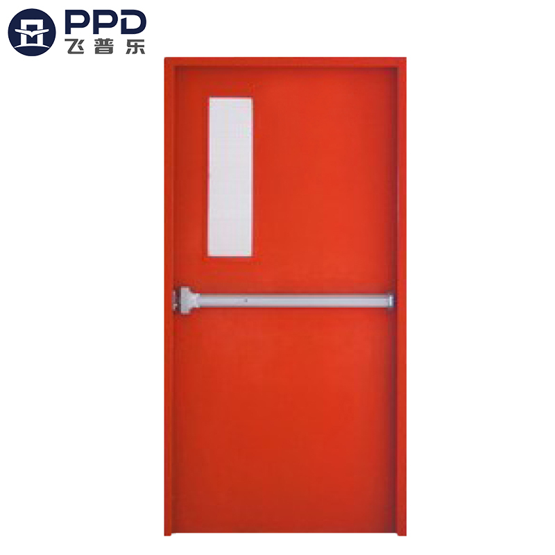 Market Top Selling Modern Style Commercial Fire Steel Doors Red Design Special Fire Rated doors for Exit
