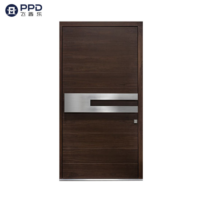 Luxury Design Front Exterior Main Entry Security Doors Aluminum Insulated Front Entry Pivot Doors Exterior Door For Villa