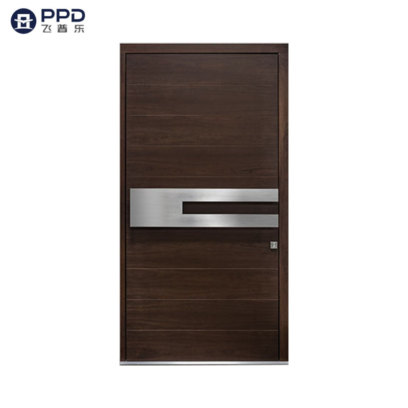 Luxury Design Front Exterior Main Entry Security Doors Aluminum Insulated Front Entry Pivot Doors Exterior Door For Villa