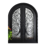 superior in quality european security home arched single double main entrance front entry wrought iron door