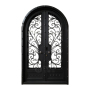 superior in quality european security home arched single double main entrance front entry wrought iron door