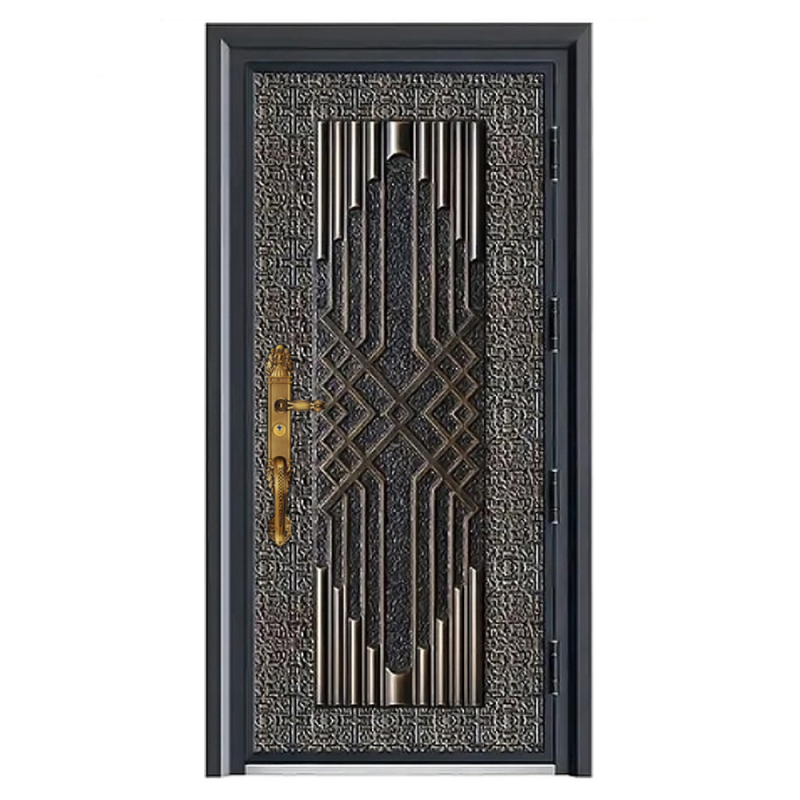 Yongkang Factory Supply Cast Aluminium Door Aluminium Double Leaf Door Aluminium Entrance Door With Designs