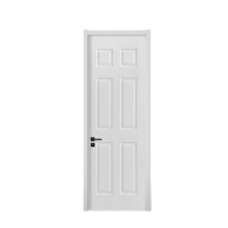 PPD  Factory Solid Interior Front Doors Wooden Door  Modern  Interior Wooden Bedroom White Primer Door