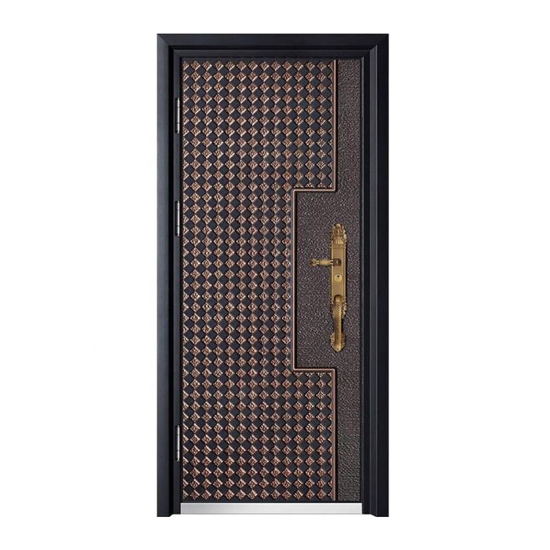 Villa Luxury Exterior Entrance Main Front Door French Entrance Security Door Cast Aluminum with Security Door
