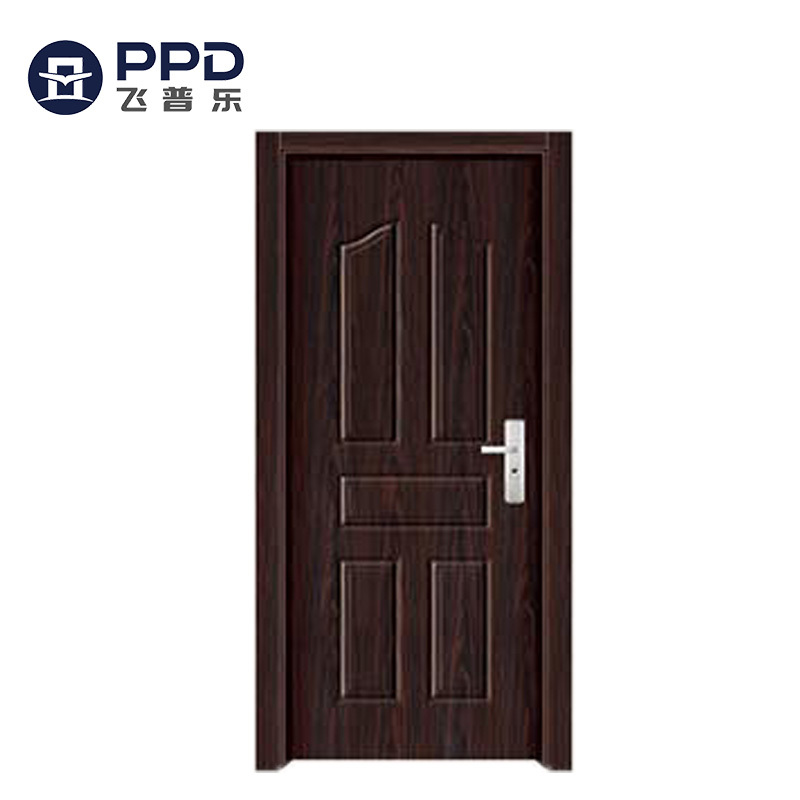 factory price made in china modern house exterior front entry door designs american security entrance black steel doors
