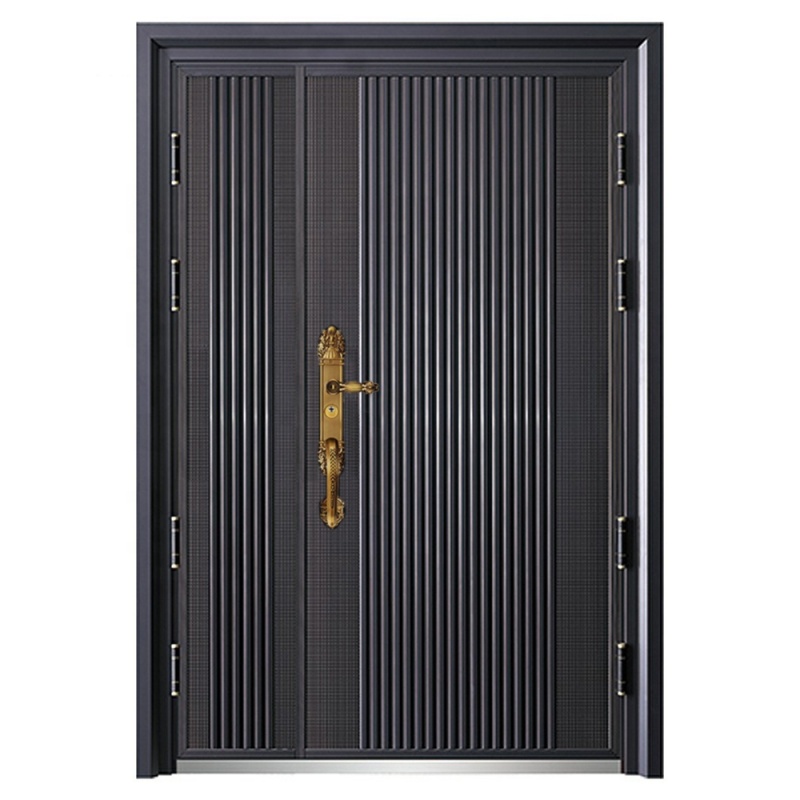 Wholesale China Front Steel Doors Cast Aluminium Door Exterior Door