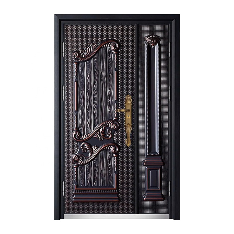 Wholesale China Front Steel Doors Cast Aluminium Door Exterior Door