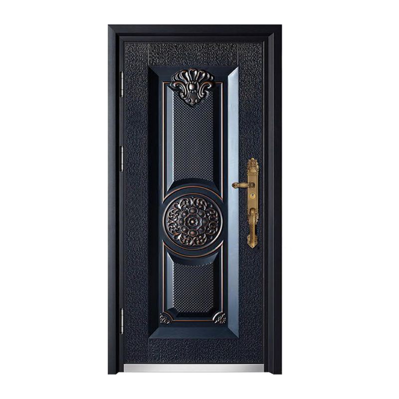 Villa Used High Quality Safety Aluminum Doors Elegant Design Popular Selling Steel Cast Doors for Entrance