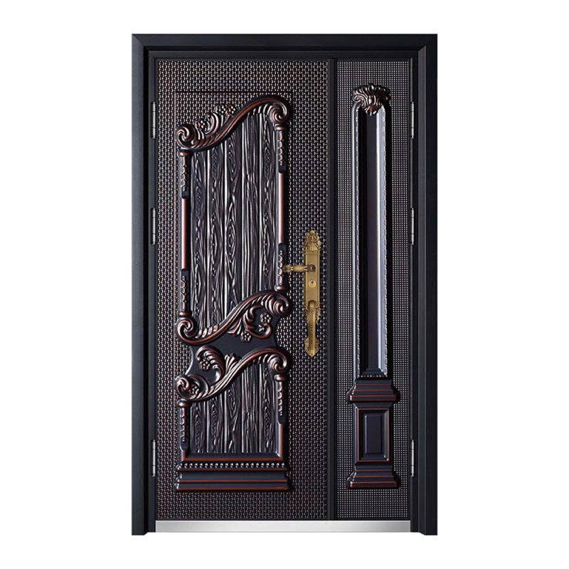 Villa Used High Quality Safety Aluminum Doors Elegant Design Popular Selling Steel Cast Doors for Entrance
