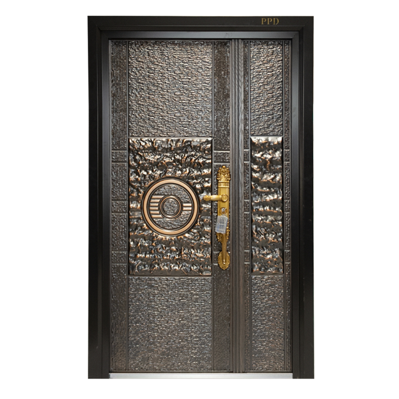 Villa Used High Quality Safety Aluminum Doors Elegant Design Popular Selling Steel Cast Doors for Entrance
