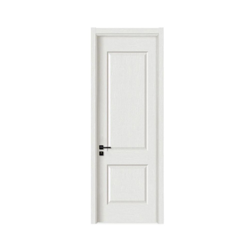 PPD  Fashion Interior Economic White Primer Wood Flat Moulded Door