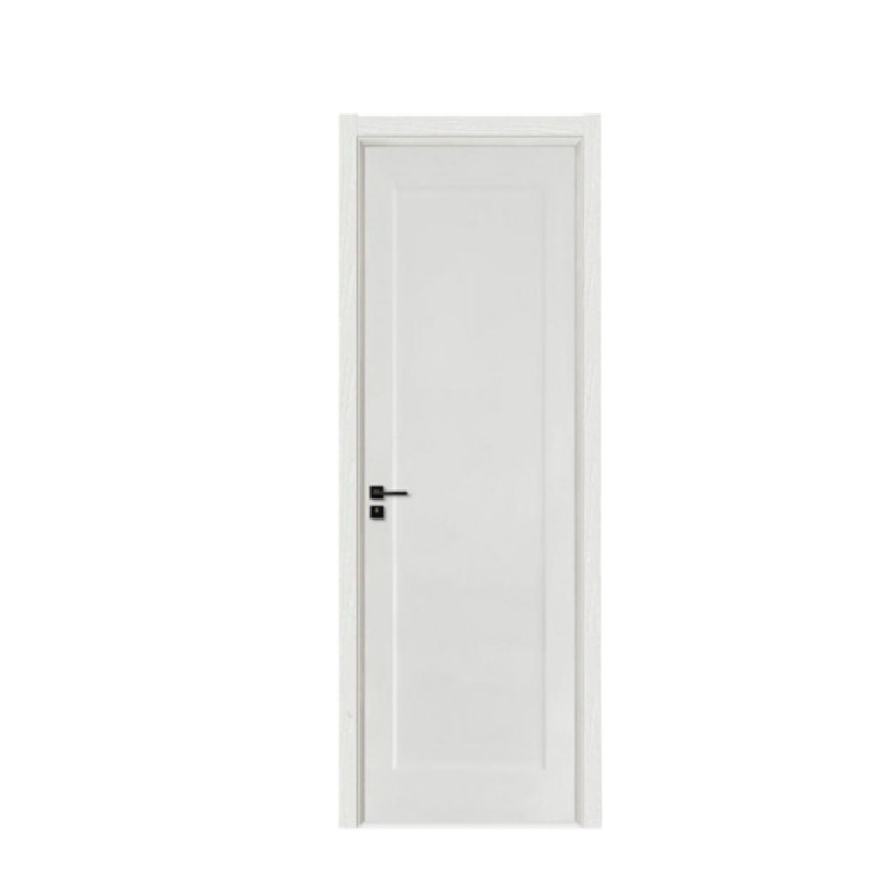 PPD  Fashion Interior Economic White Primer Wood Flat Moulded Door