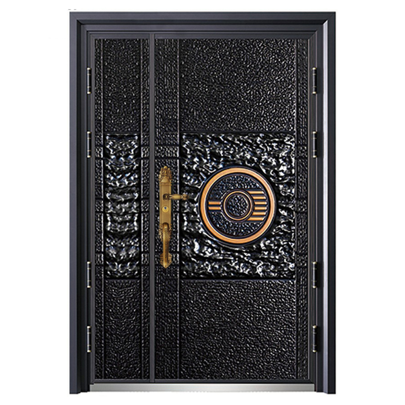 West Africa Market Targeted Professional Manufacturer Luxury Designs Weatherproof Cast Aluminum Doors for Residential