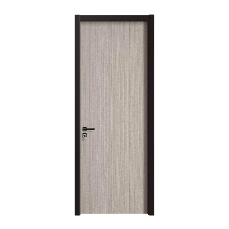 Waterproof Polish Panel Prehung Modern Design Interior Room Plastic Composite WPC Dubai Use Wooden Door For House