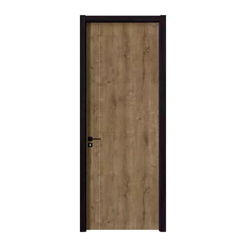 Waterproof Polish Panel Prehung Modern Design Interior Room Plastic Composite WPC Dubai Use Wooden Door For House