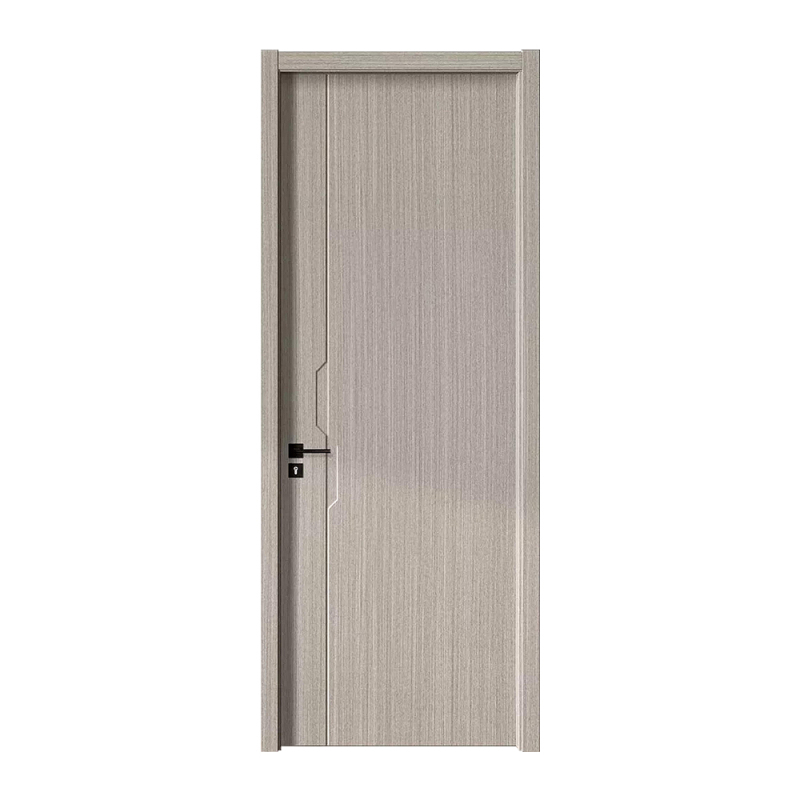 Waterproof Polish Panel Prehung Modern Design Interior Room Plastic Composite WPC Dubai Use Wooden Door For House