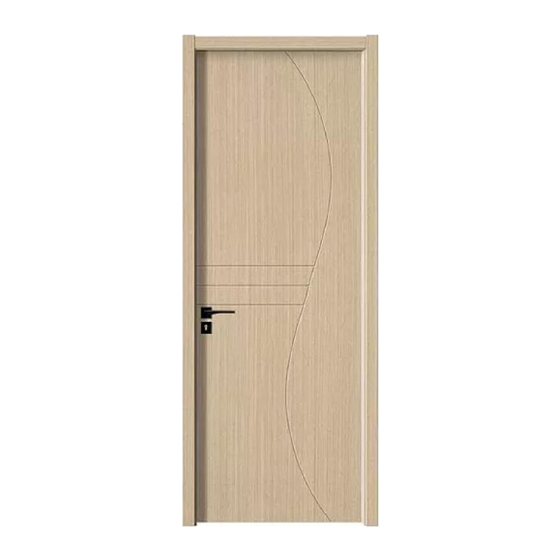 Waterproof Polish Panel Prehung Modern Design Interior Room Plastic Composite WPC Dubai Use Wooden Door For House