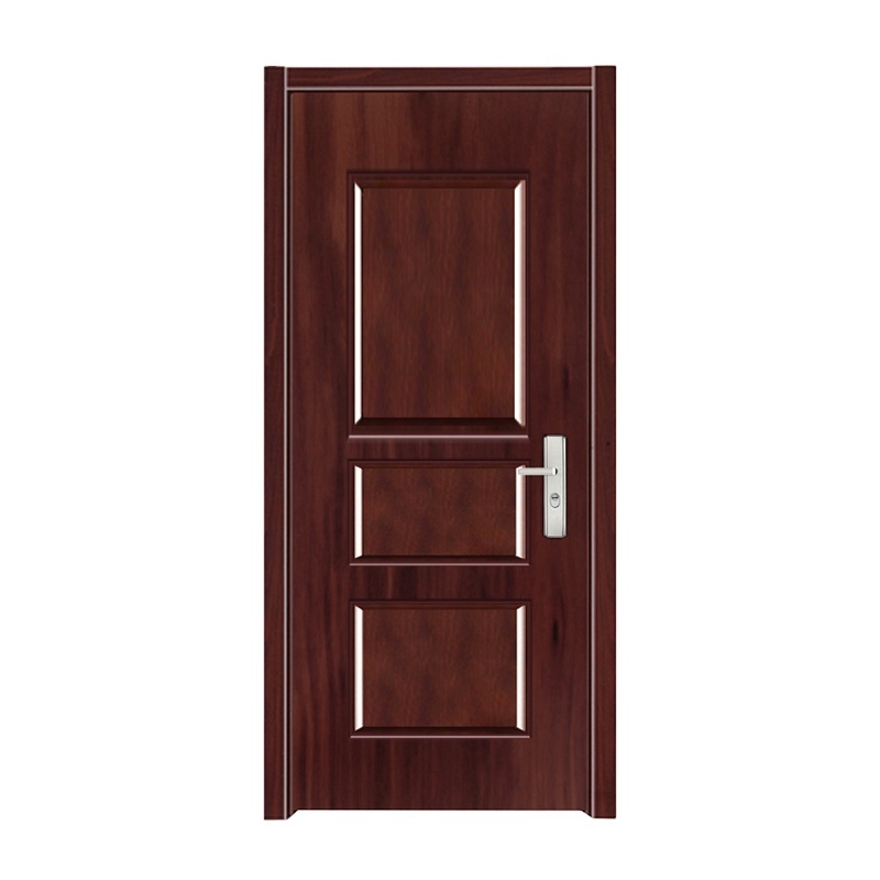 Popular Style Specialized Design American Iron Doors Brown Color Customized Security Steel Doors for Home