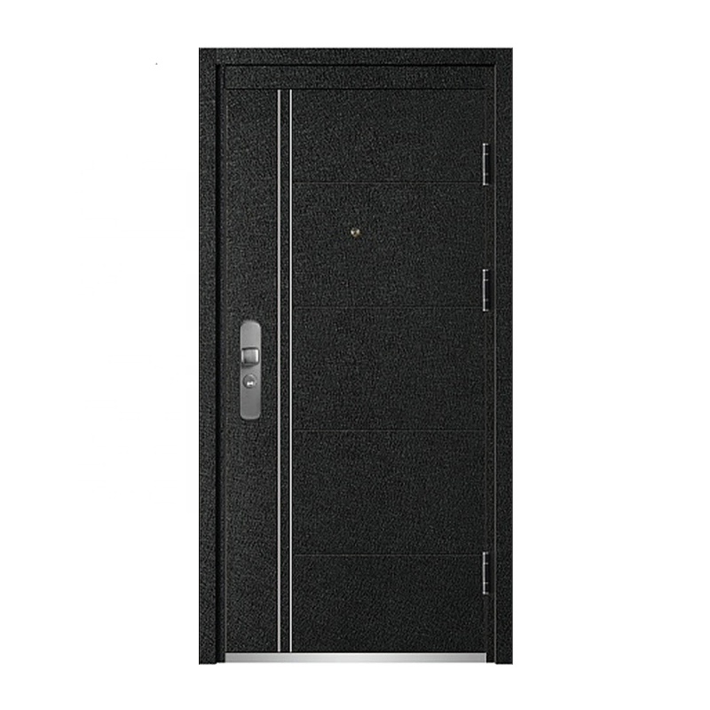 Quality Designer Style Intelligent Gate Energy Efficient Smart Steel Door for Apartment.