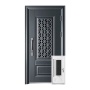Quality Designer Style Intelligent Gate Energy Efficient Smart Steel Door for Apartment.