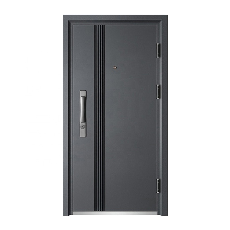 Quality Designer Style Intelligent Gate Energy Efficient Smart Steel Door for Apartment.