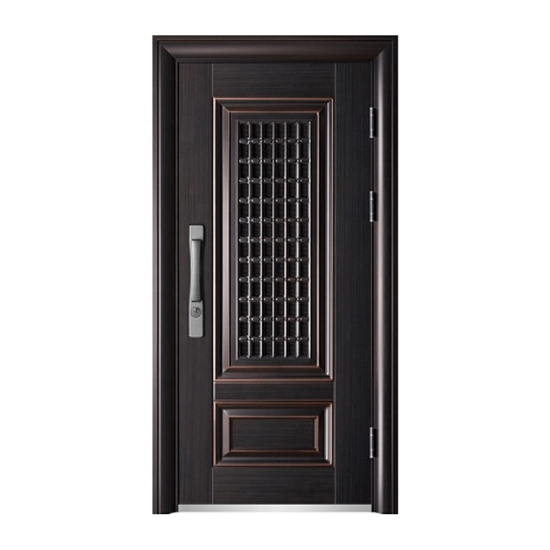 Quality Designer Style Intelligent Gate Energy Efficient Smart Steel Door for Apartment.