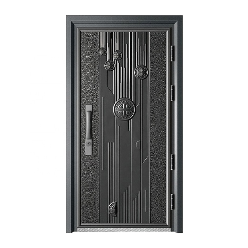 Contemporary Style Exterior Gate Waterproof Steel Security Door Cold-rolled Sheet Steel Nigeria.