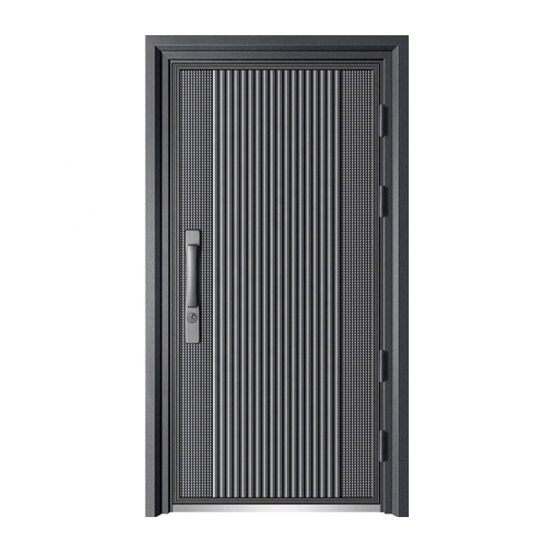 Contemporary Style Exterior Gate Waterproof Steel Security Door Cold-rolled Sheet Steel Nigeria.