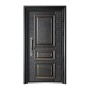 Contemporary Style Exterior Gate Waterproof Steel Security Door Cold-rolled Sheet Steel Nigeria.