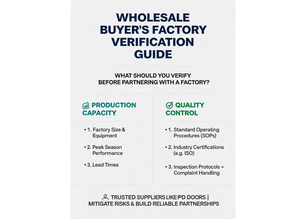 What should a wholesale buyer verify regarding a factory's production capacity and quality control processes?