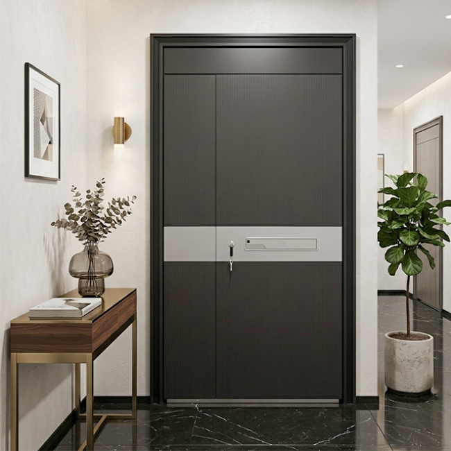Anti-theft One and a half door durable industrial steel door and cold rolled sheet for warehouse Anti-theft One and a half door durable industrial steel door and cold rolled sheet for warehouse