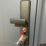 Quality Designer Style Intelligent Gate Energy Efficient Smart Steel Door for Apartment.