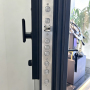 Grey Heavy duty door with smart lock cold rolled sheet steel door for high security industrial 