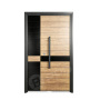 Easy Installation Luxury Exterior Door Quality Metal Gate for Government Housing Project.