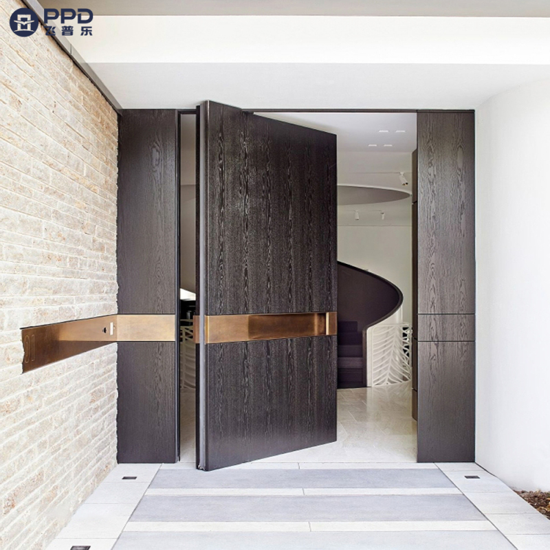 High Grade Quality Pivot Door Customized Zinc Alloy Sheet Gate for Villa.