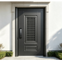 Modern Smart Steel Entrance Door with Digital Lock