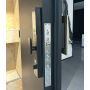 Modern Wood Grain Steel Exterior Security Villa Door With Smart Fingerprint Lock