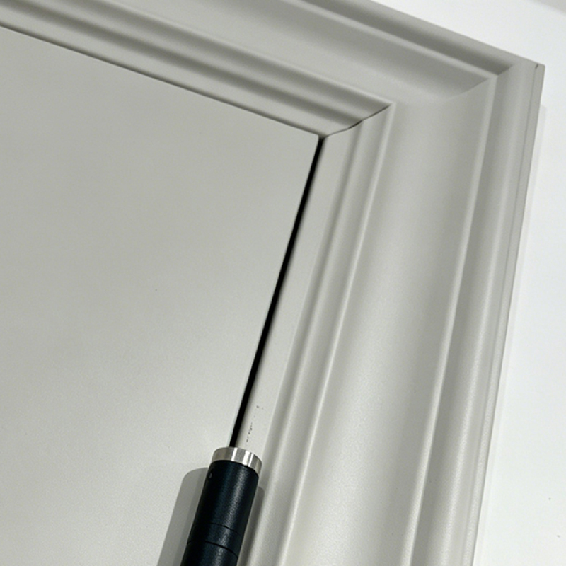 White Waterproof Durable Steel door design for extreme security steel entrance