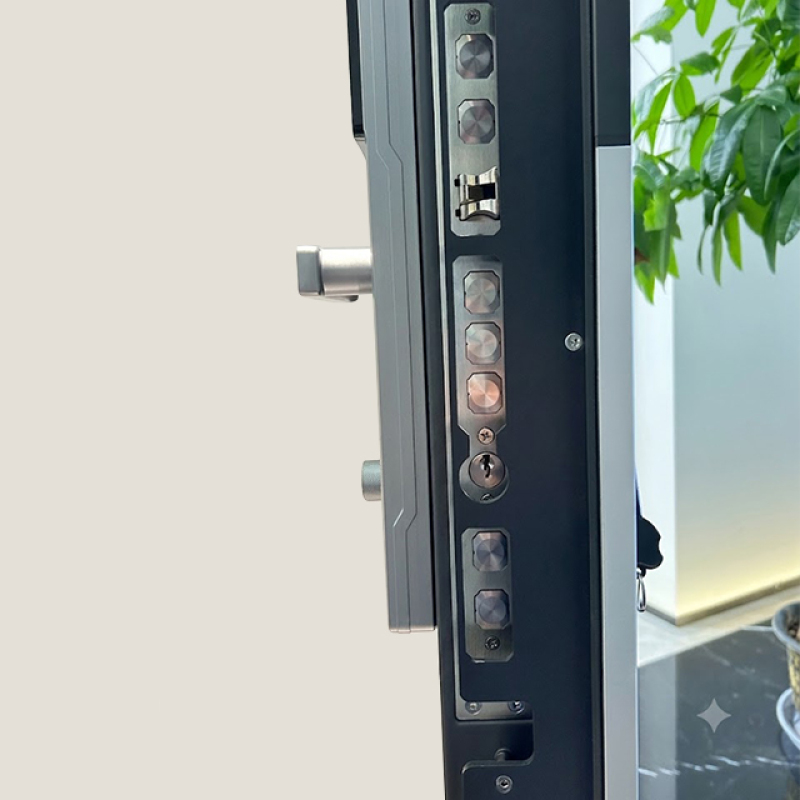 Anti-theft One and a half door durable industrial steel door and cold rolled sheet for warehouse
