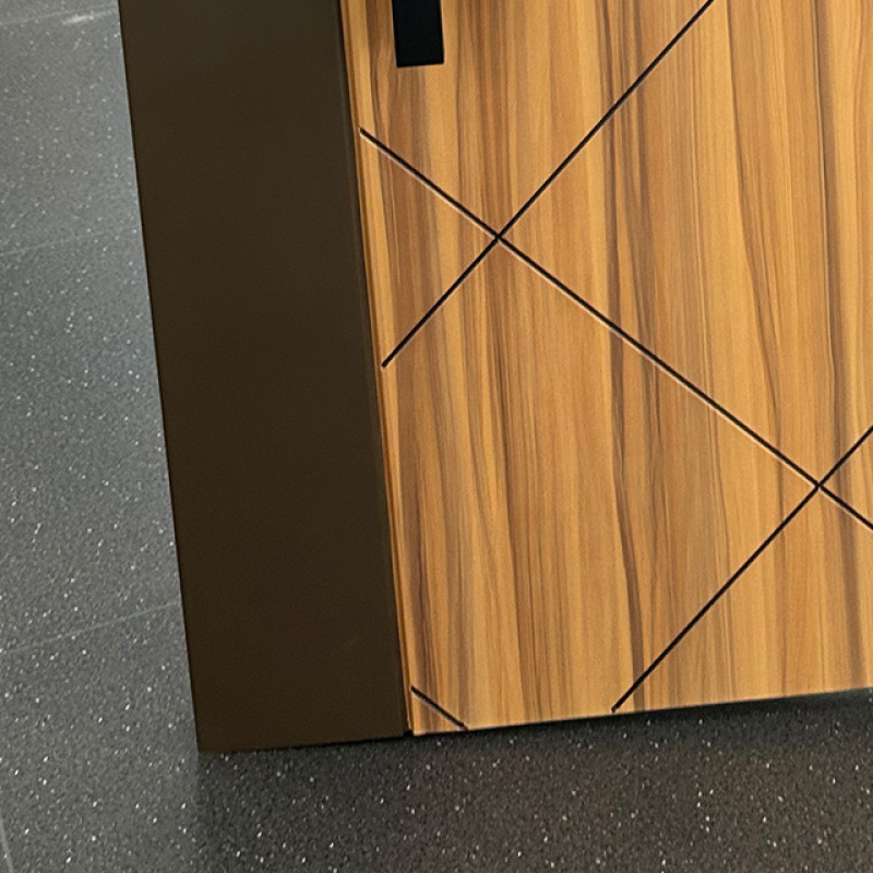 Contemporary Style Exterior Gate Waterproof Steel Security Door Cold-rolled Sheet Steel Nigeria.