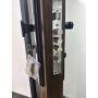 Russia Door with Natural Walnut Grain Steel Door for Modern House Entrance